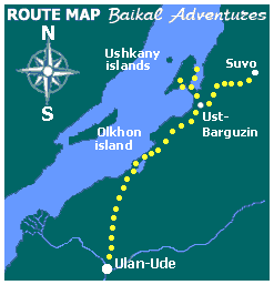 map of baikal lake
